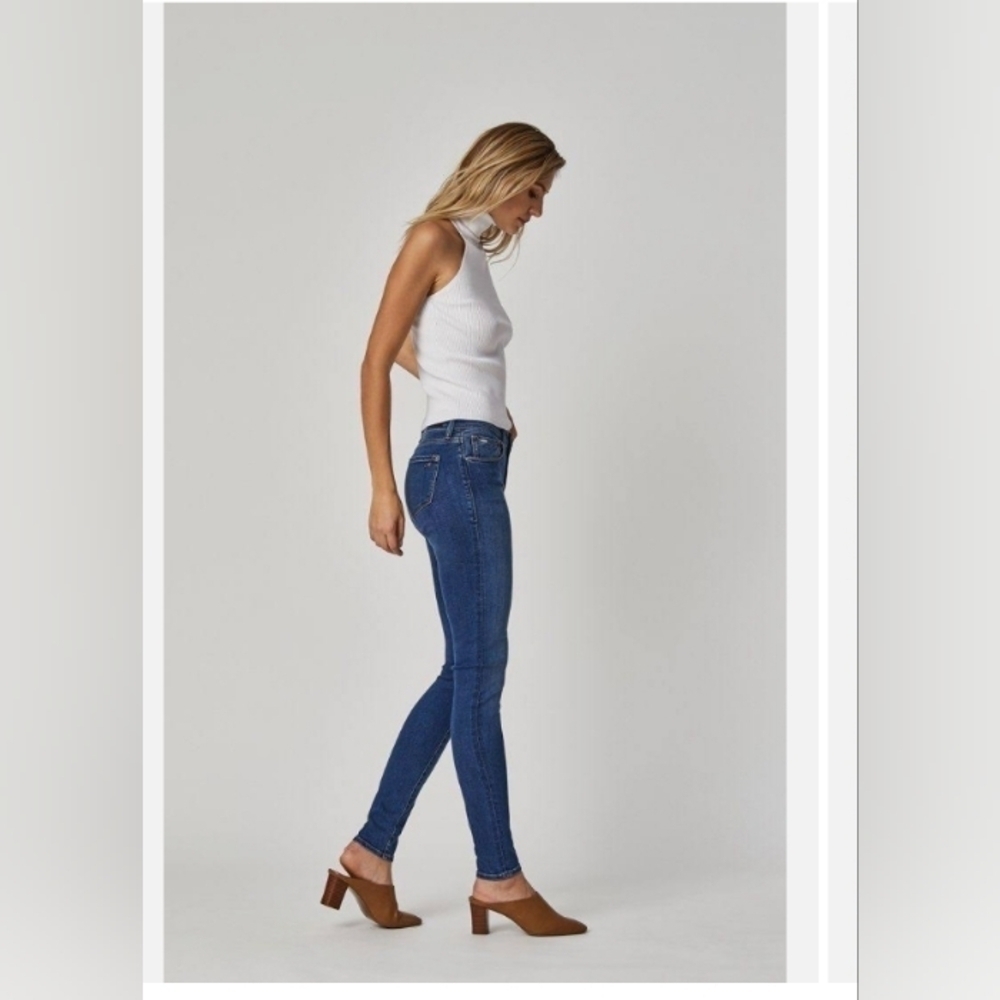Mavi The Adriana gold indigo jeans.